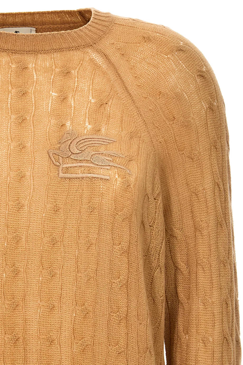 Pegaso Embroidered Crewneck Knitted Jumper