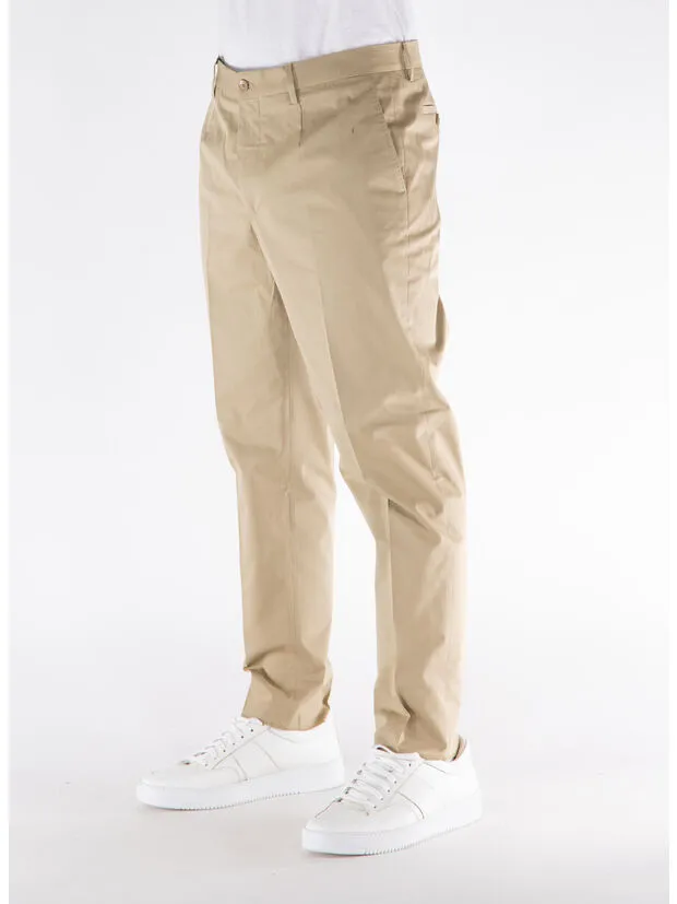 Tapered Stretched Chino Trousers