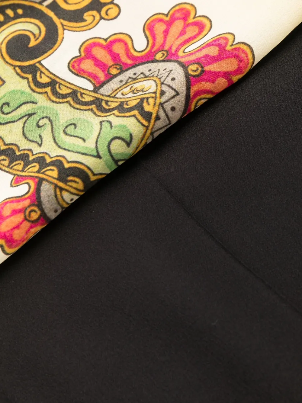 Ornamental Print Ombré Trousers