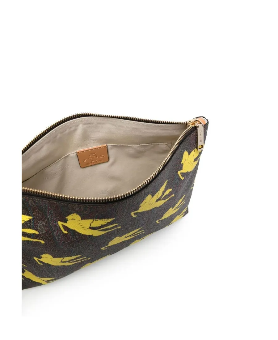 Paisley Print Clutch Bag