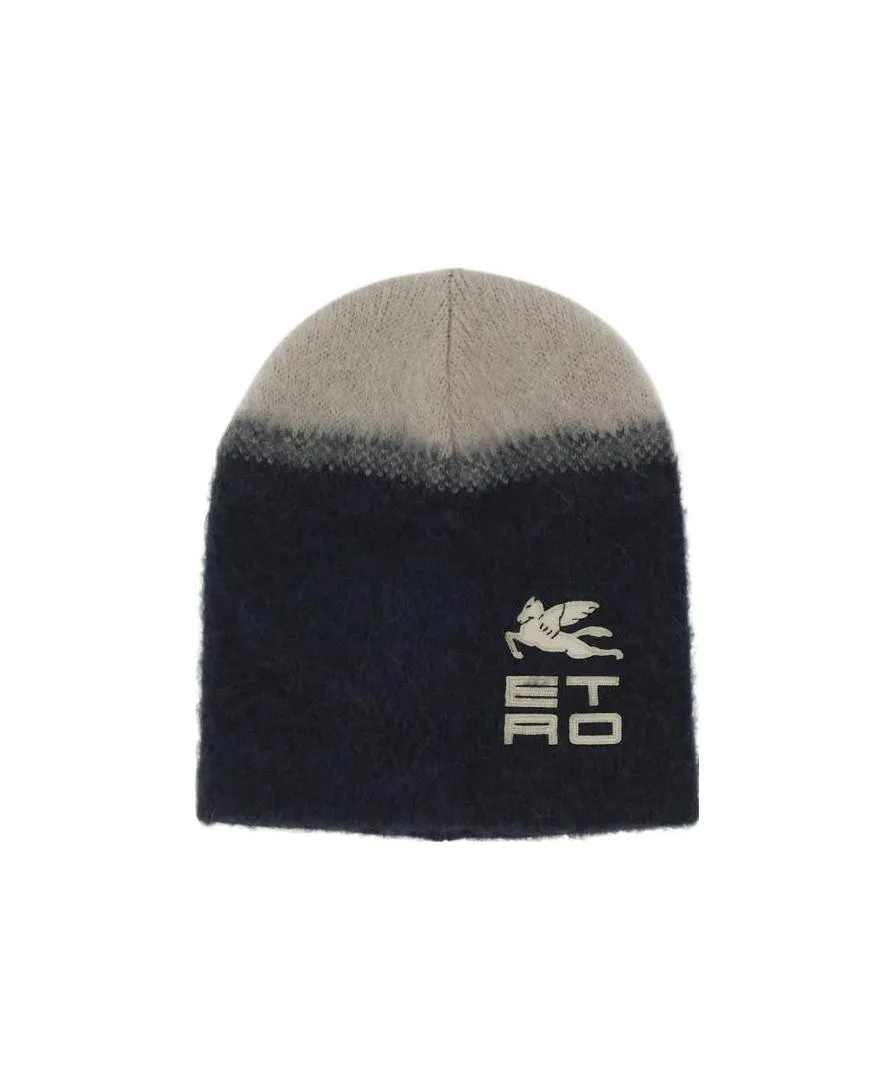 Logo Embroidered Two-Tone Beanie