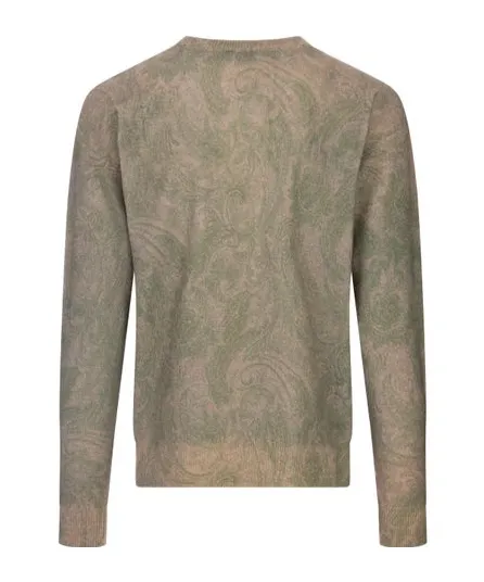 Paisley Intarsia-Knit Crewneck Jumper