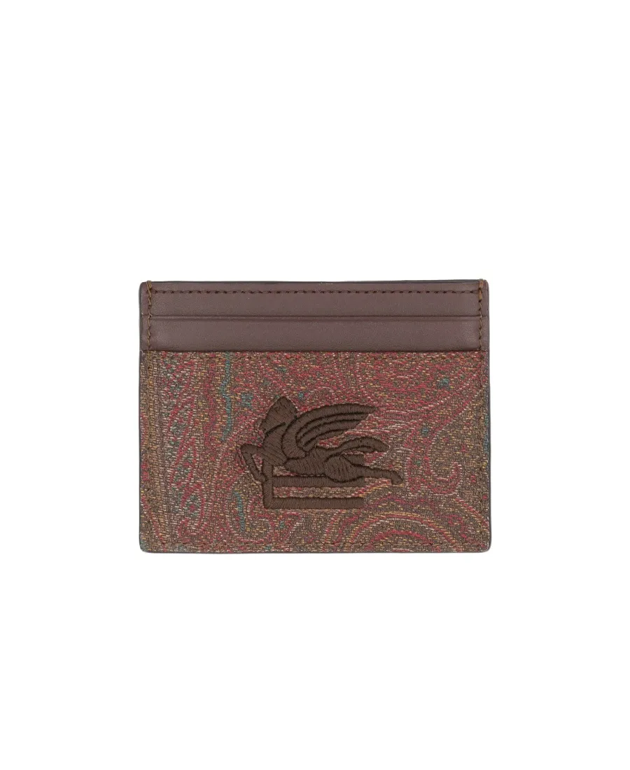Paisley Jacquard Card Holder
