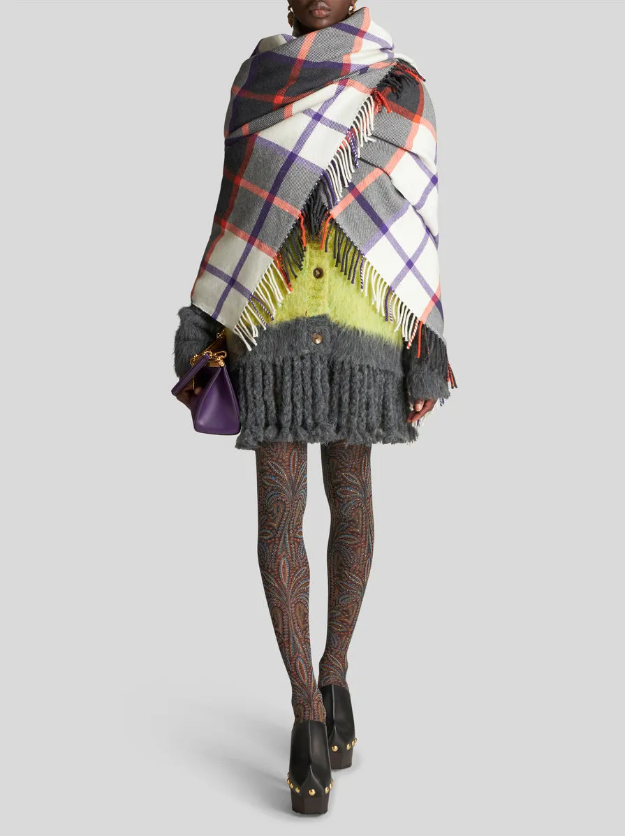 Crewneck Long-Sleeved Cardigan