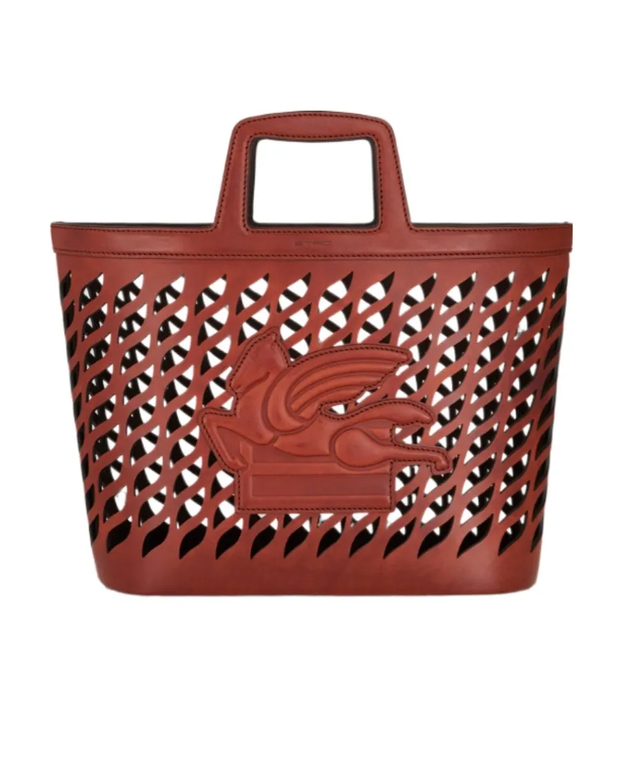 Medium Pegaso Cut-Out Detailed Tote Bag