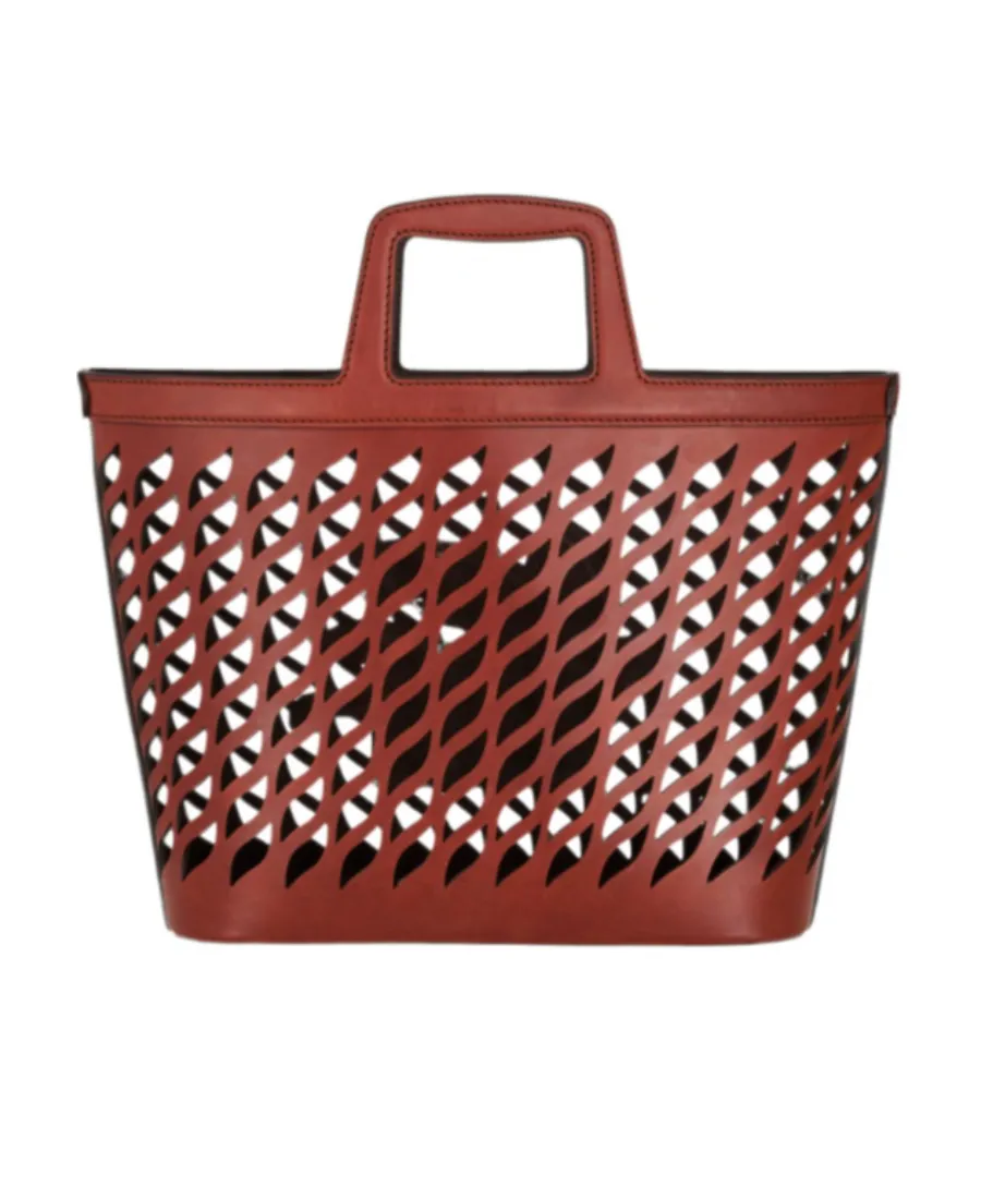 Medium Pegaso Cut-Out Detailed Tote Bag