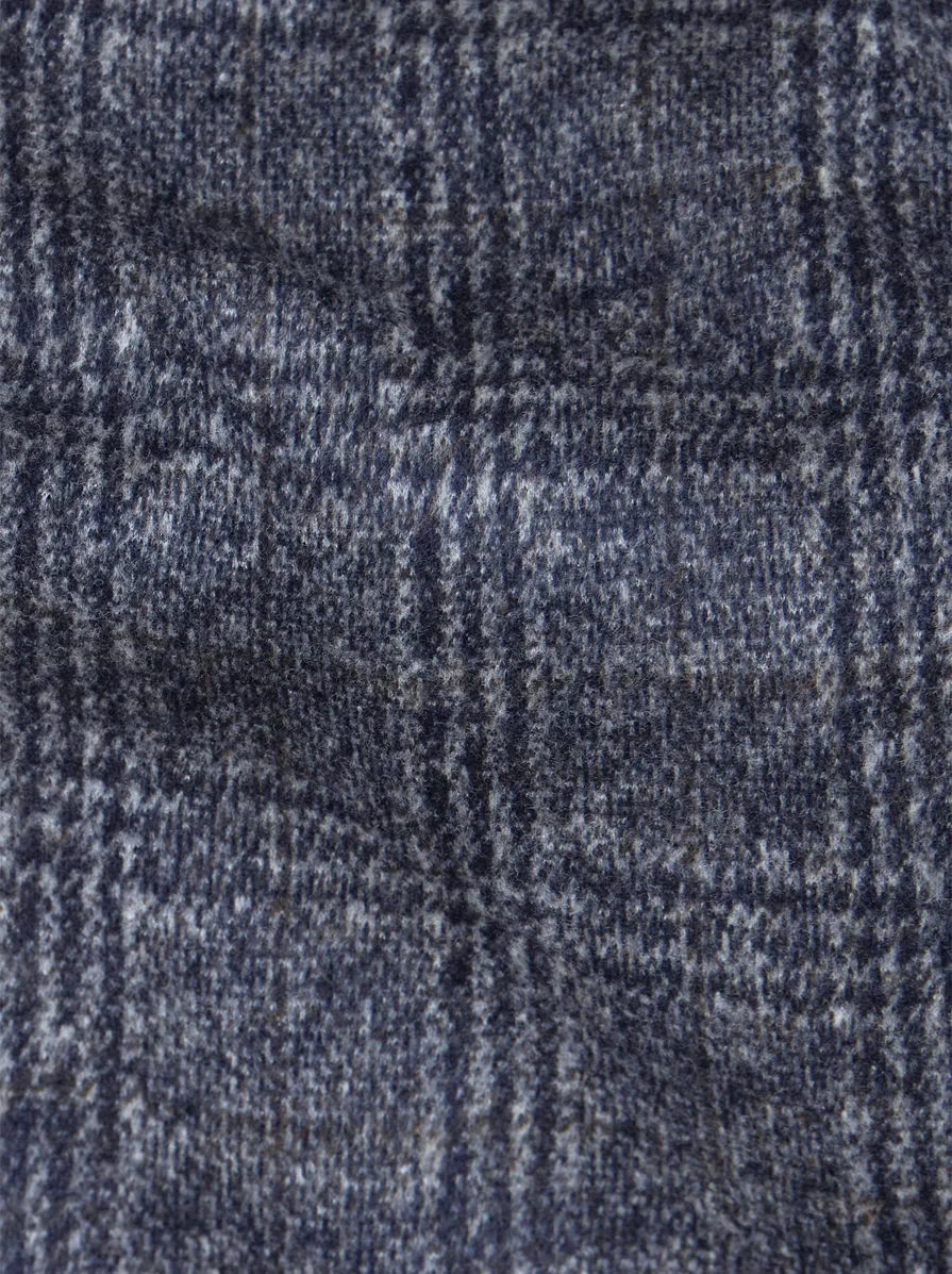 Checked Long Sleeved Blazer