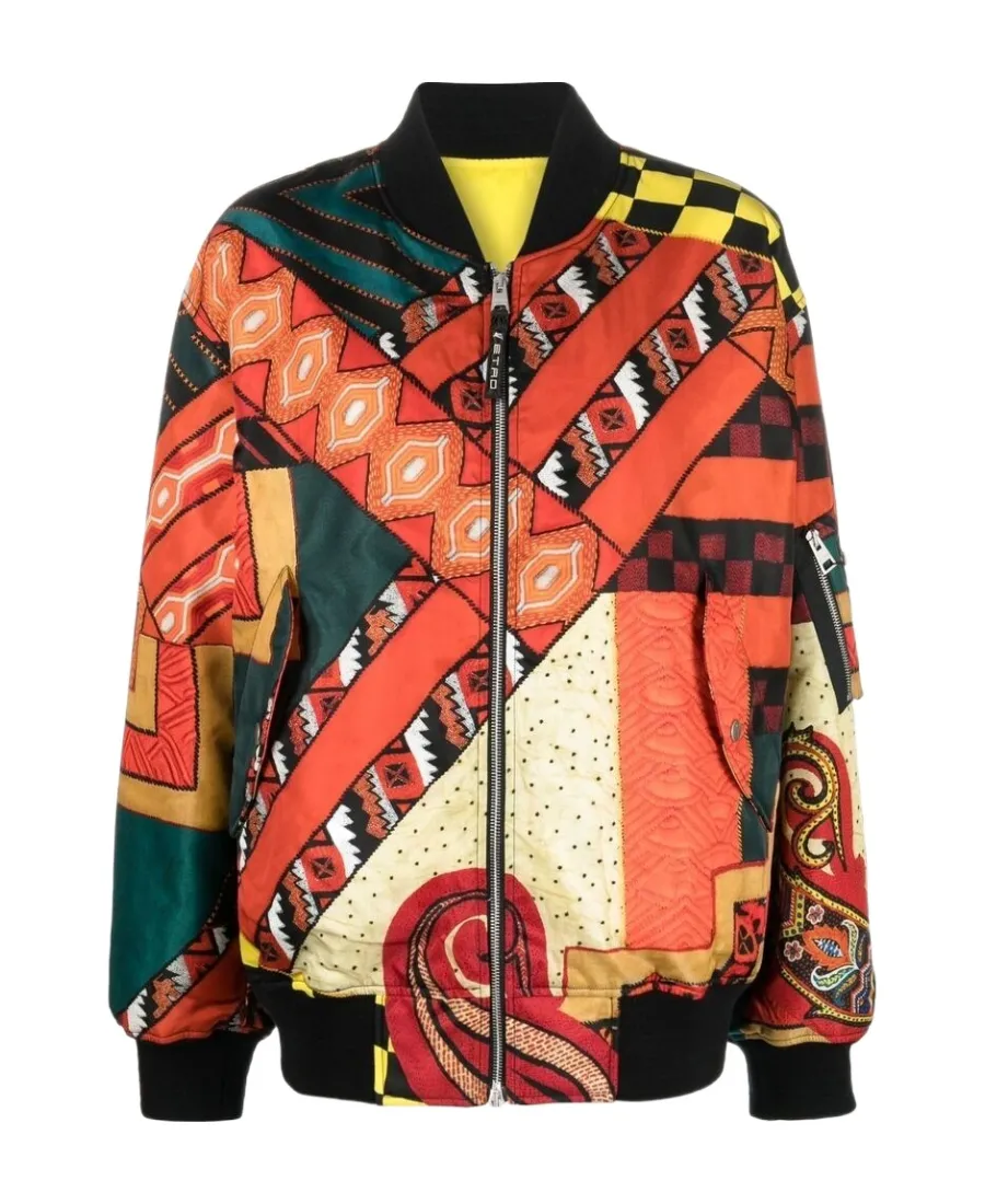 Reversible Zipped Bomber Jacket