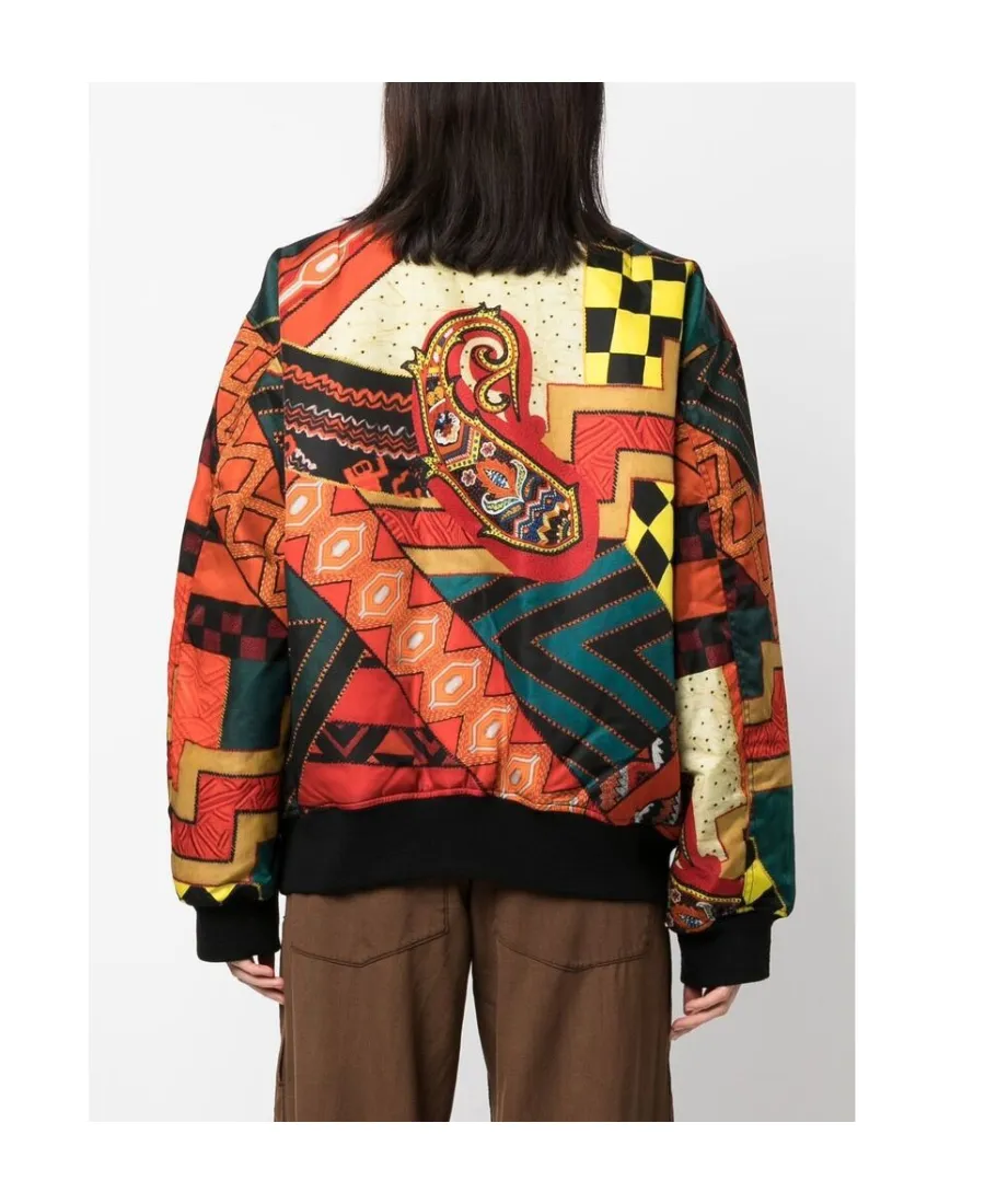 Reversible Zipped Bomber Jacket