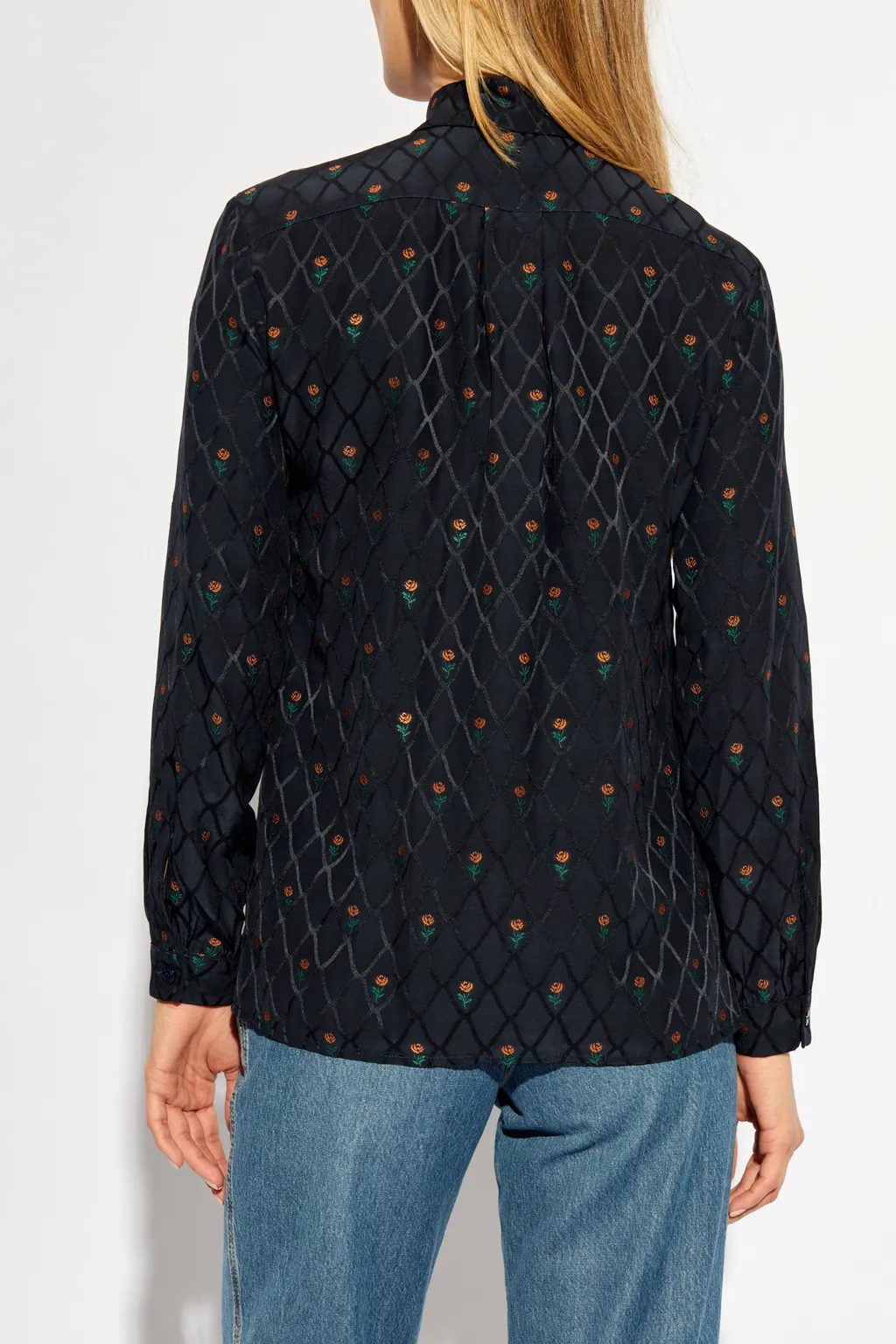 Floral Embroidered Shirt
