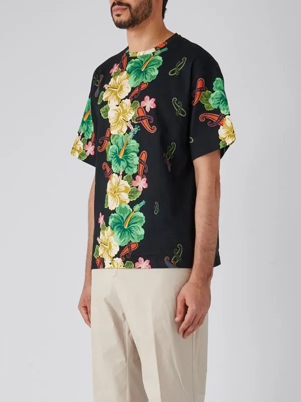 Floral Printed Crewneck T-Shirt