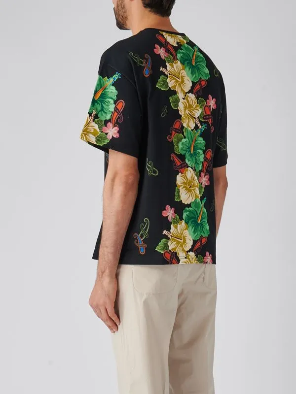 Floral Printed Crewneck T-Shirt