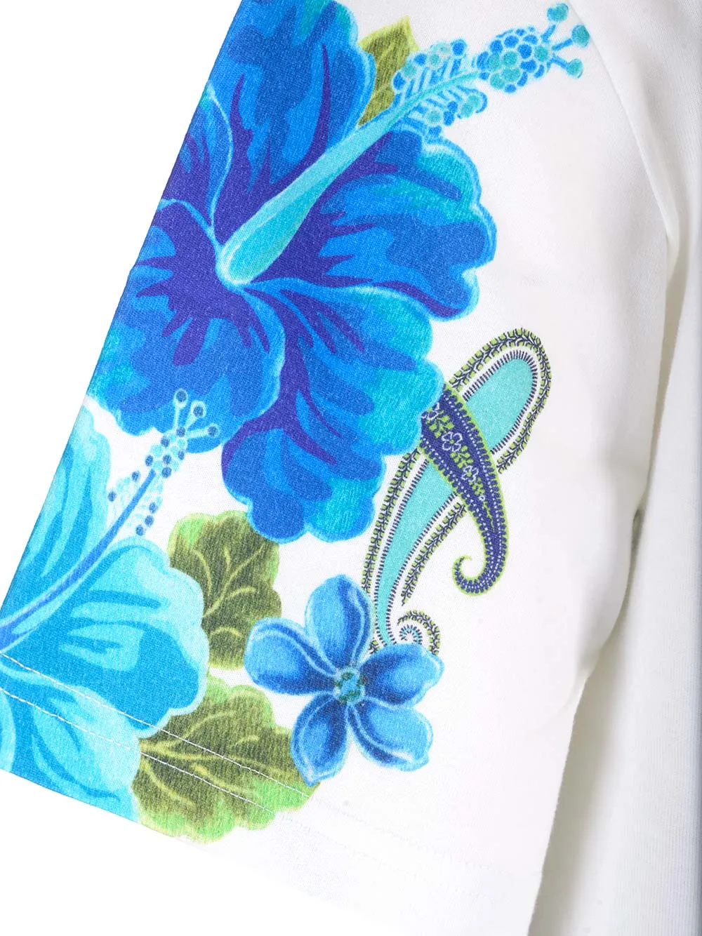 Floral Printed Crewneck T-Shirt