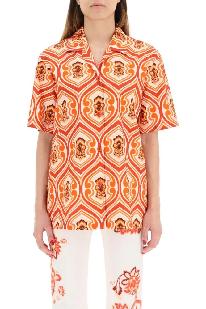 Printed Short-Sleeved Shirt