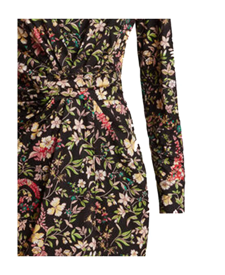 Draped Shirt Dress