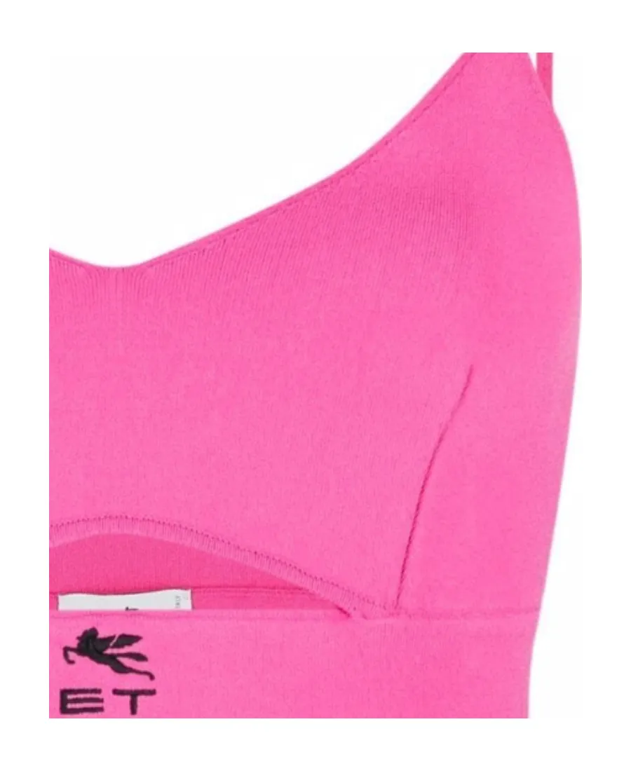 Cropped Knitted Cut-Out Top