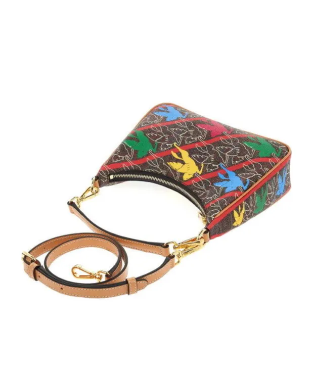 Motif-Print Shoulder Bag