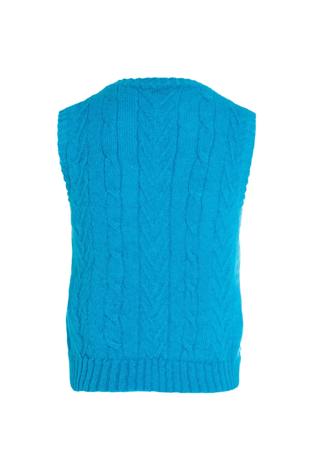 Cable-Knit Vest Top