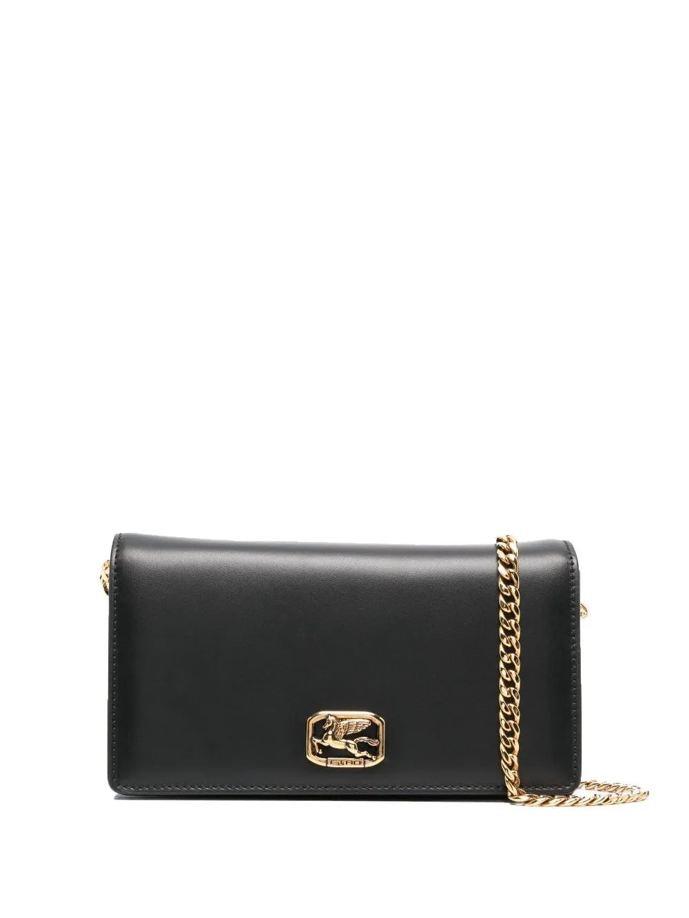Unicorn Logo Leather Crossbody Bag
