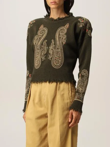 Embroidered Knit Jumper