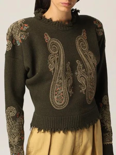 Embroidered Knit Jumper