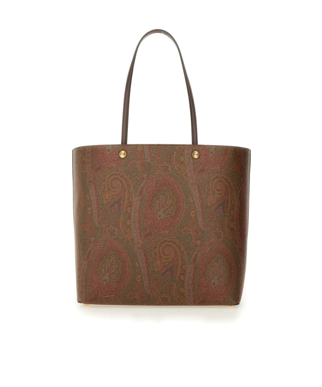 Paisley-Jacquard Tote Bag