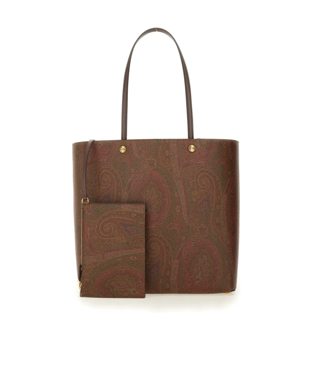 Paisley-Jacquard Tote Bag