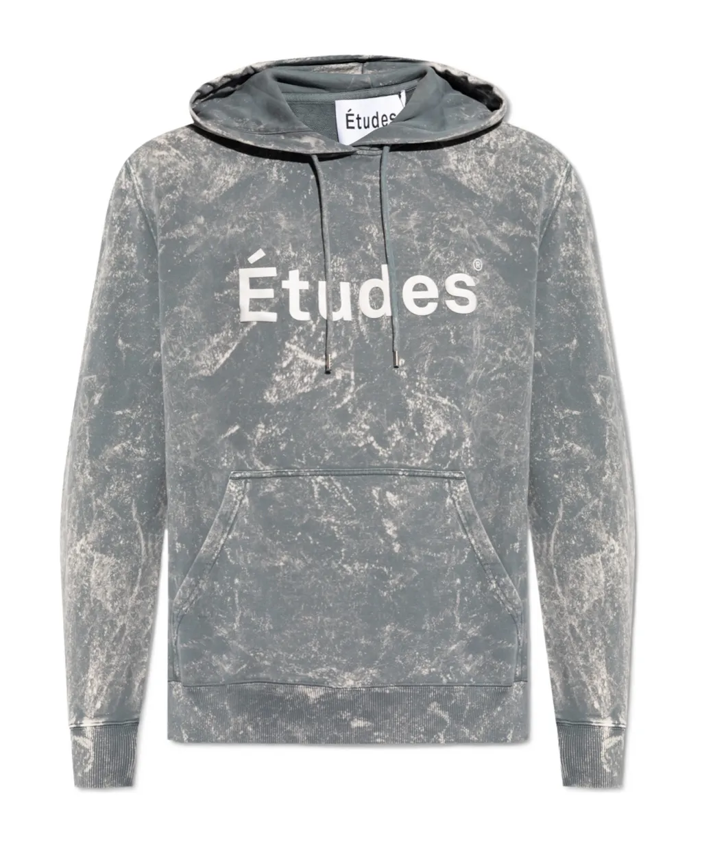 Logo Print Hooded Sweater