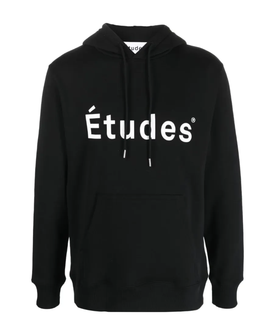 Logo Printed Drawstring Hoodie