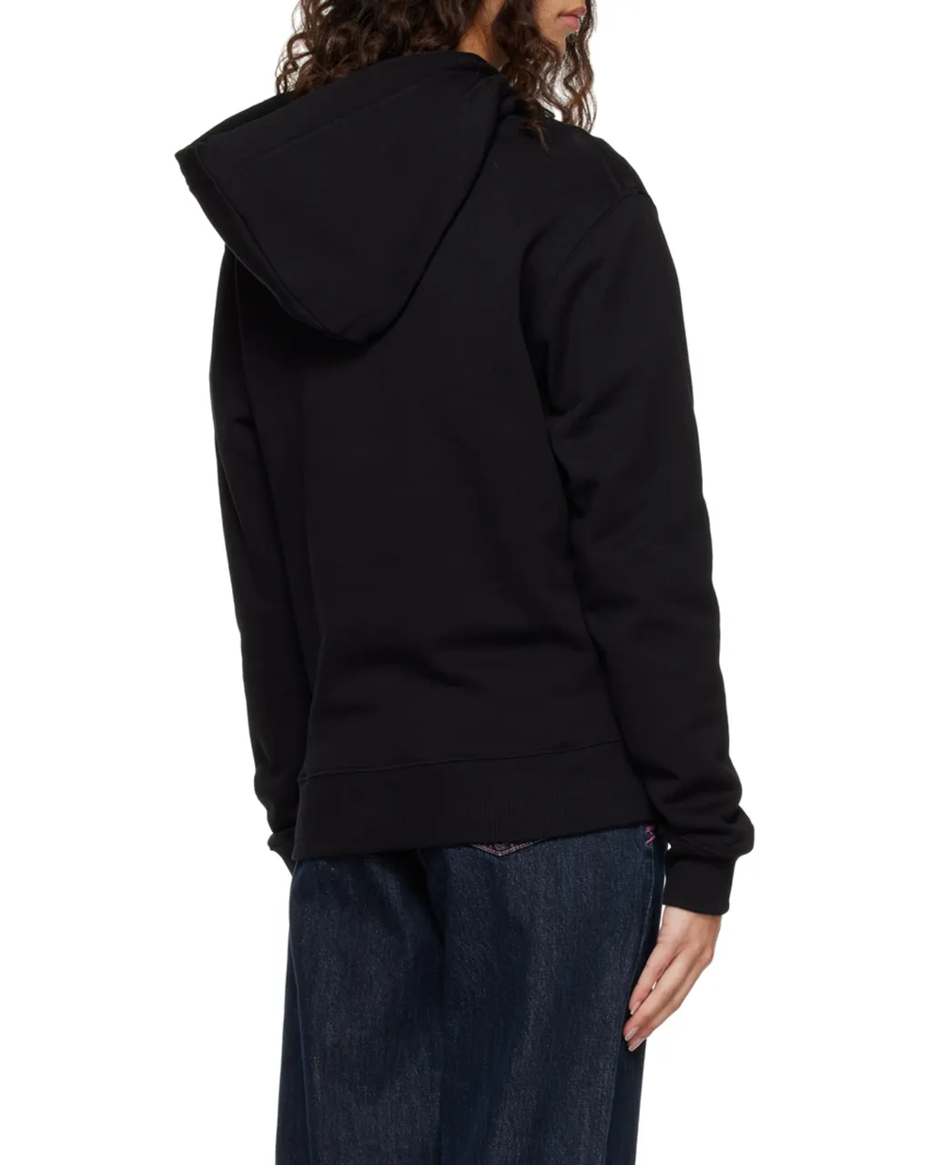 Logo Embroidered Drawstring Hoodie