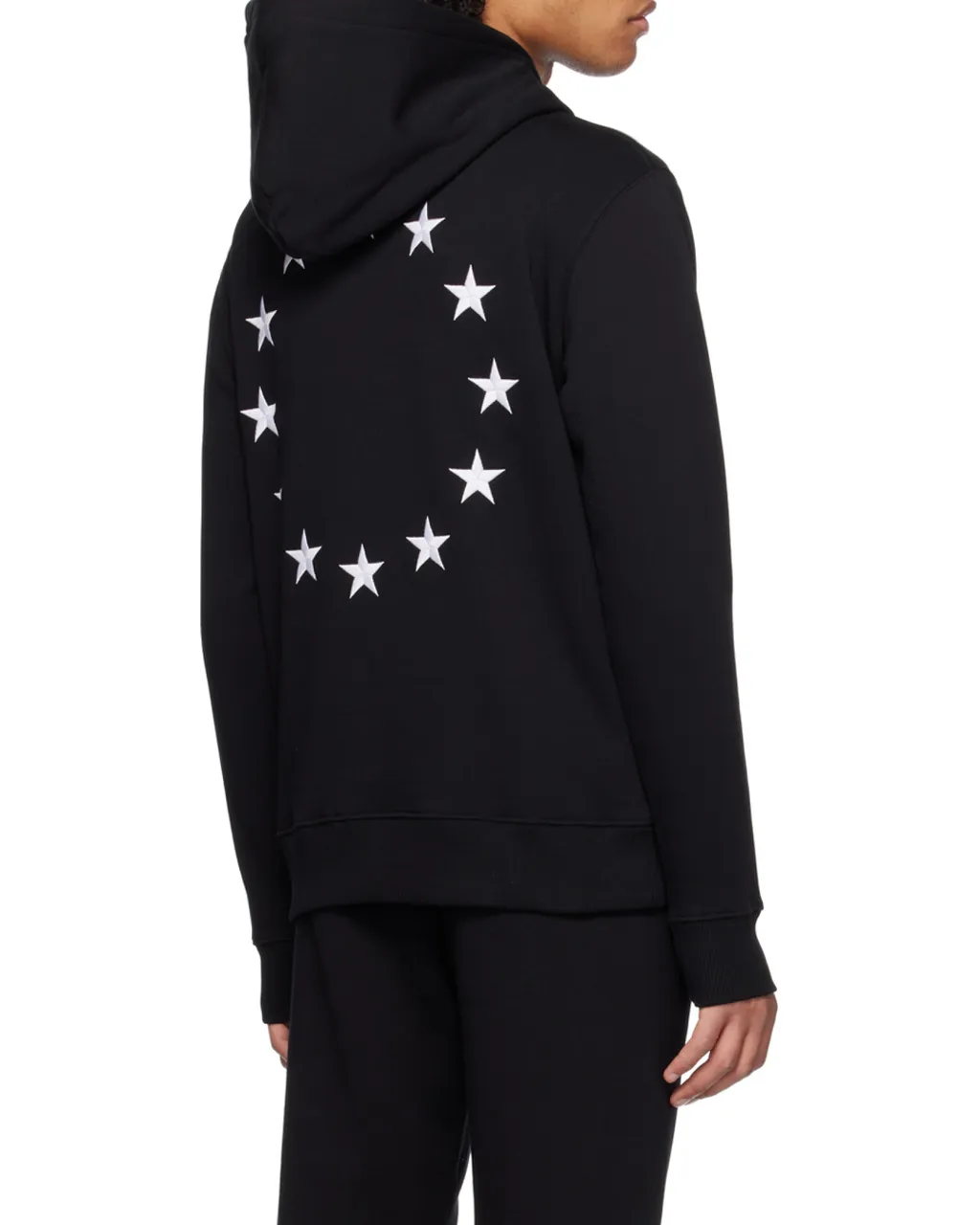Logo Embroidered Drawstring Hoodie
