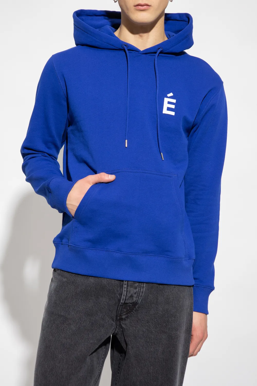 Logo-Print Long-Sleeve Hoodie