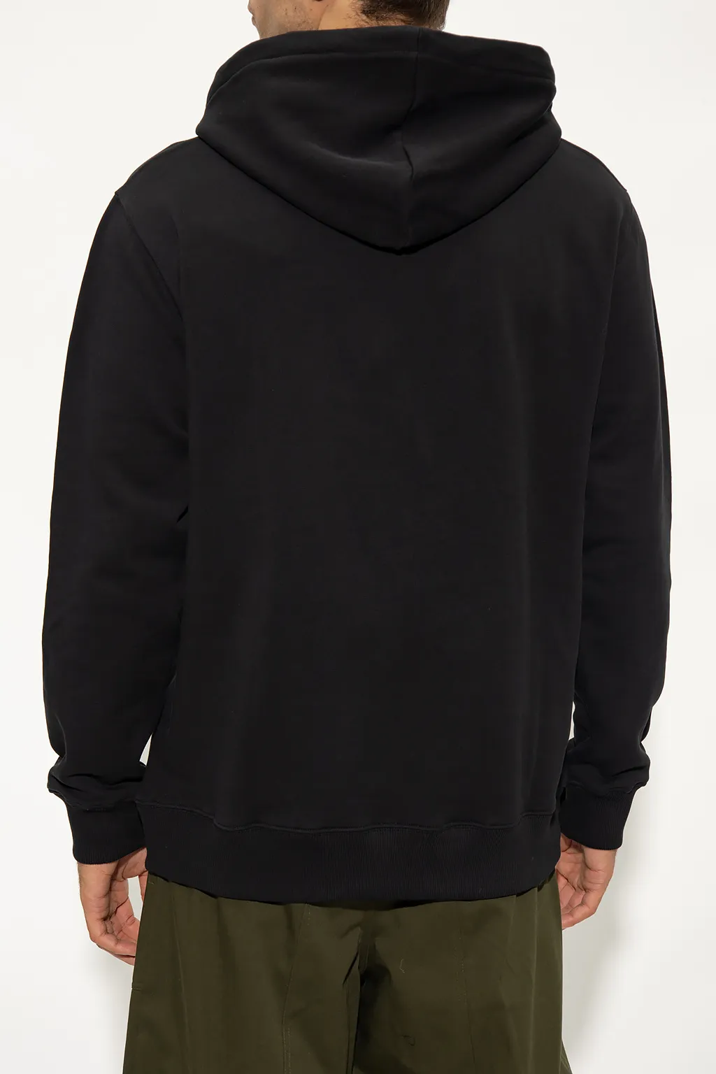 Klein Logo-Print Cotton Hoodie
