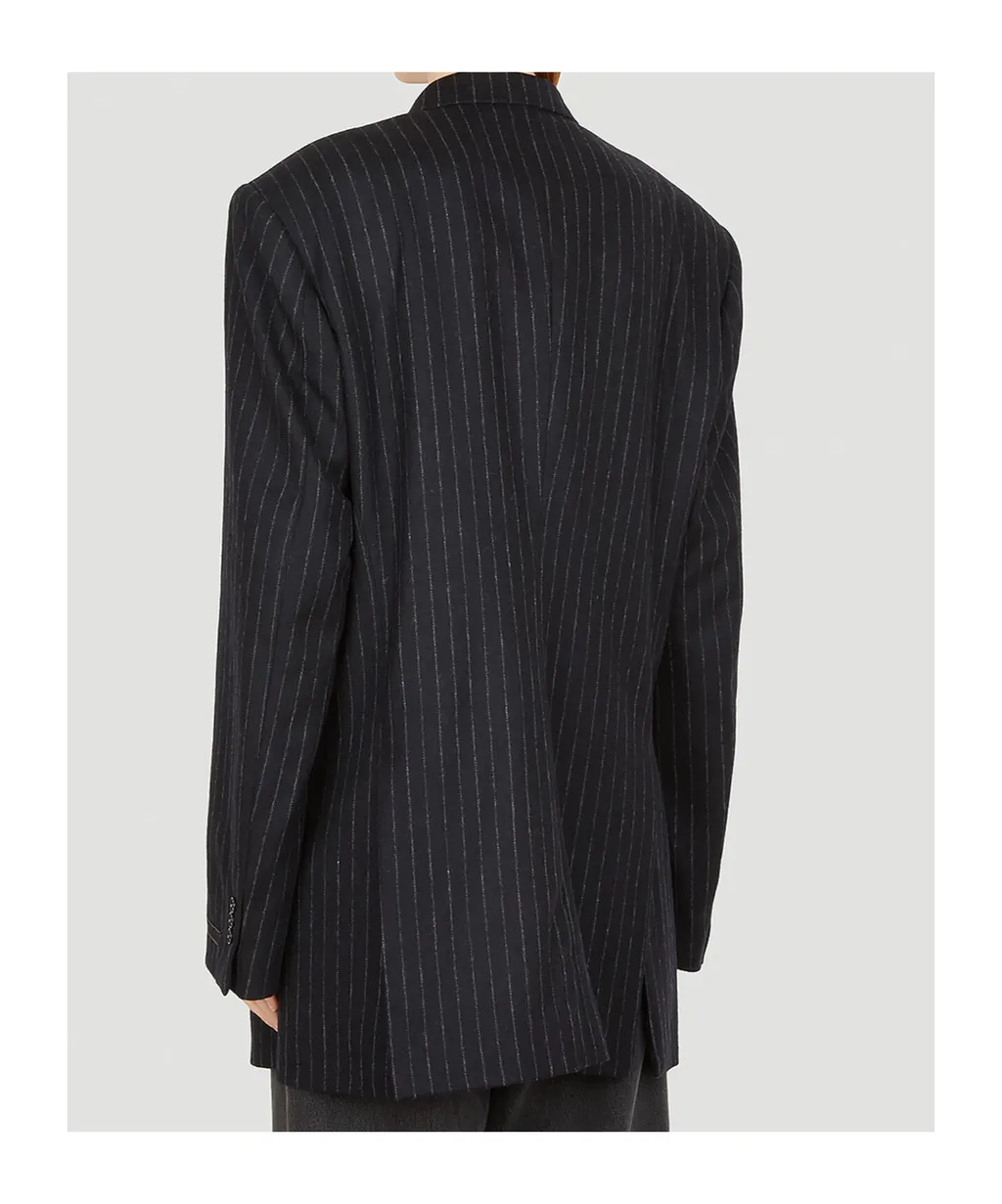 Pinstripe Blazer