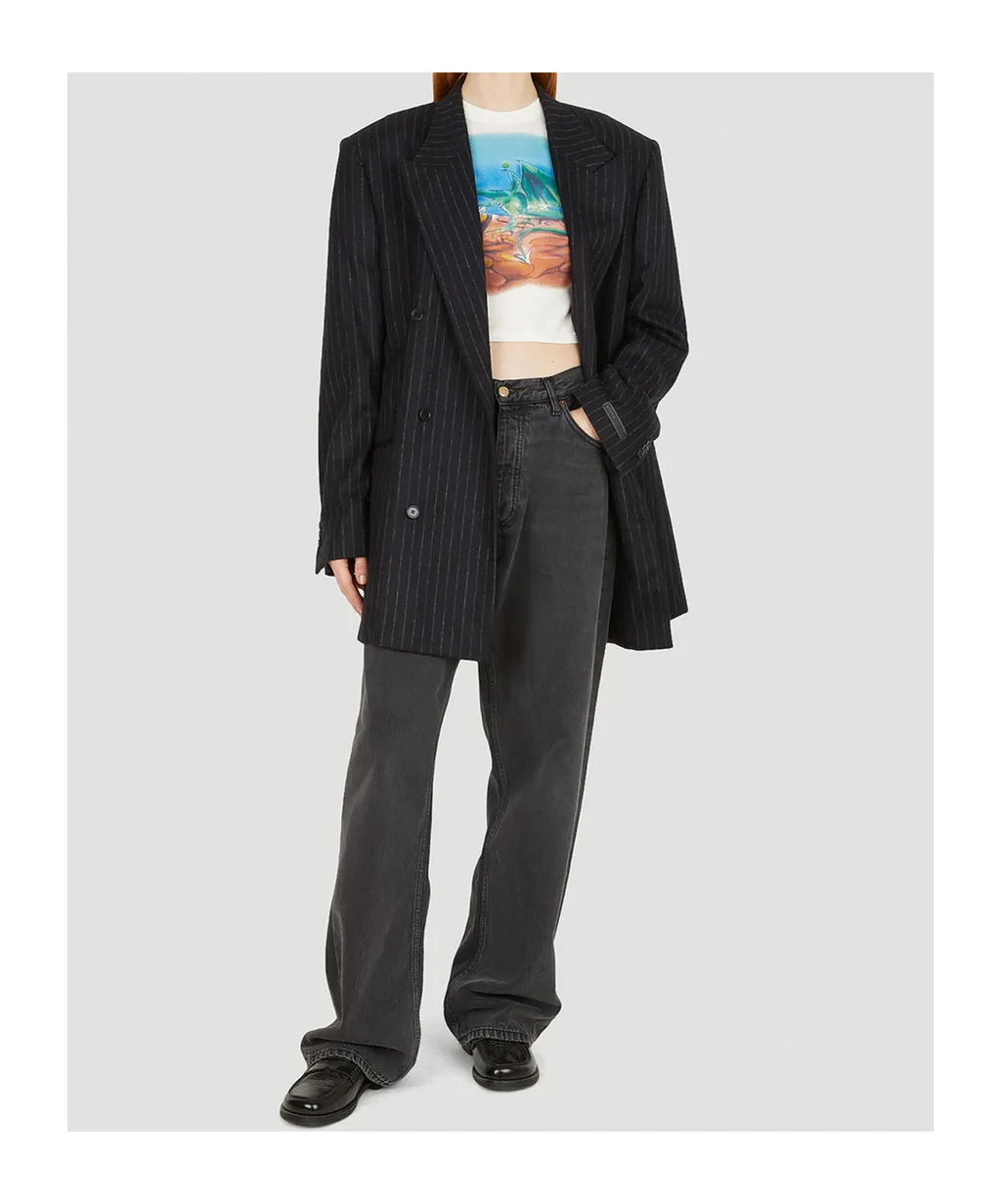 Pinstripe Blazer