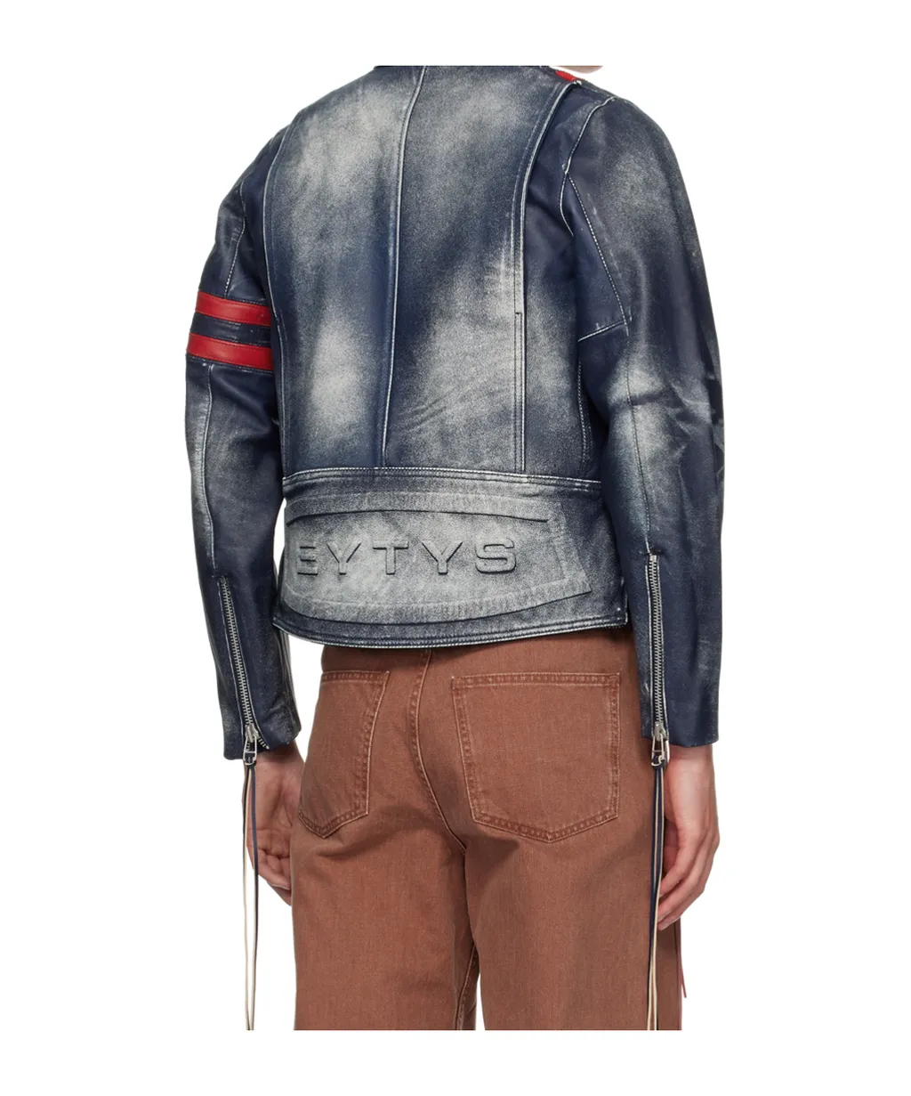 Long Sleeve Leather Jacket