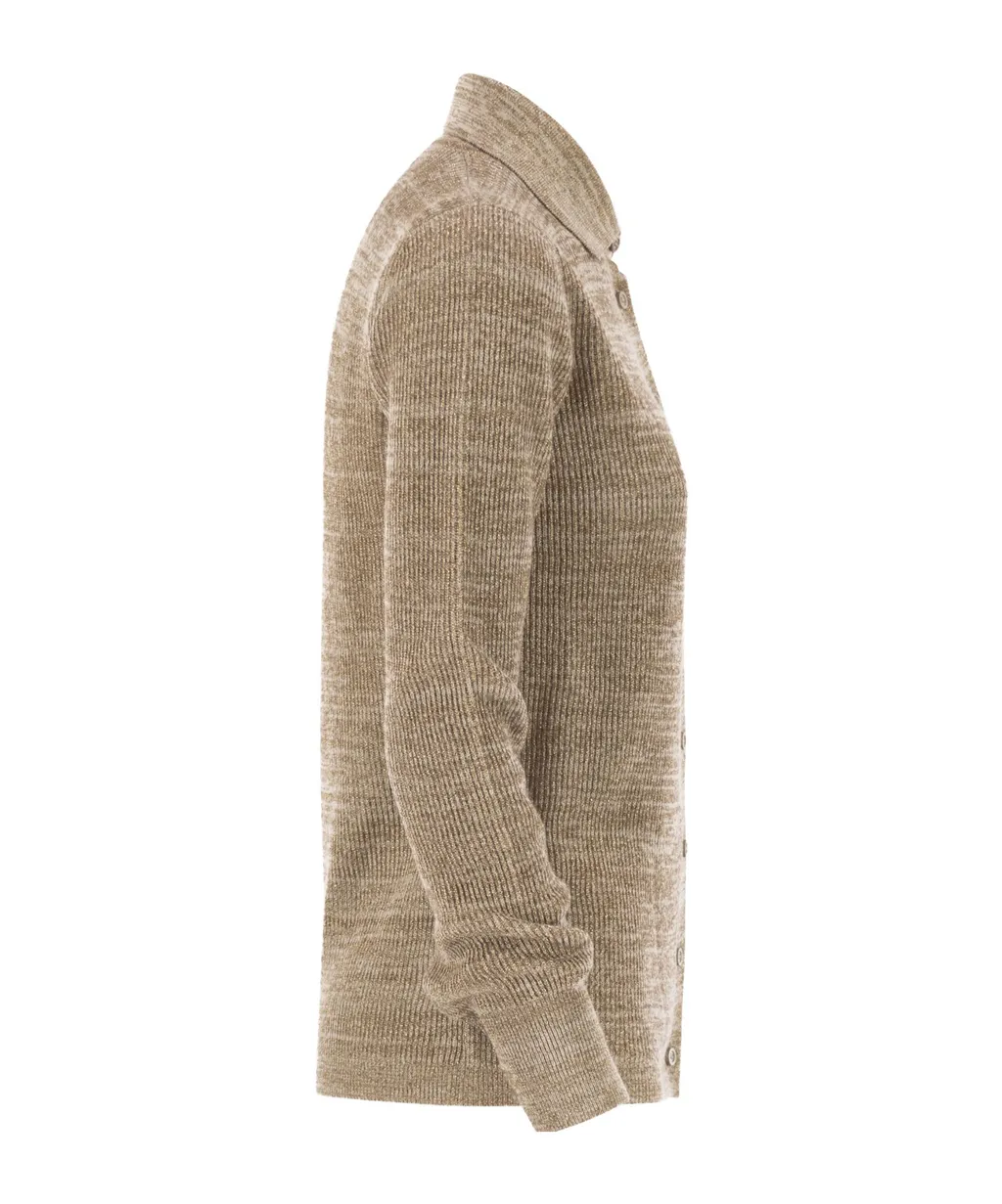 Long Sleeved Buttoned Cardigan
