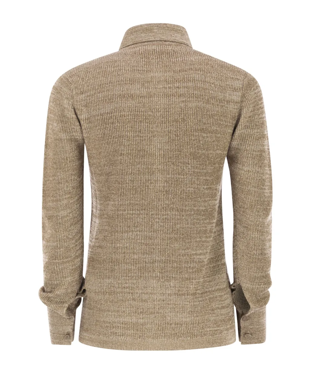 Long Sleeved Buttoned Cardigan