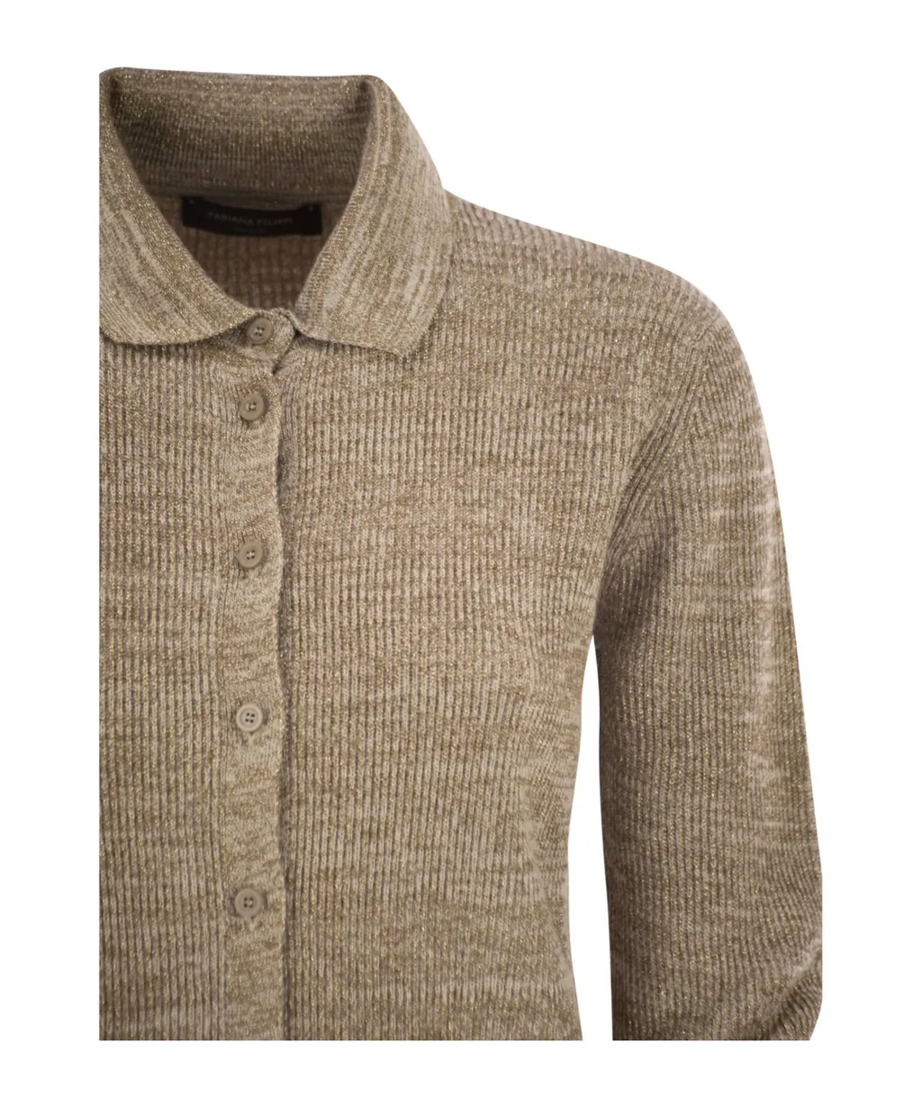 Long Sleeved Buttoned Cardigan