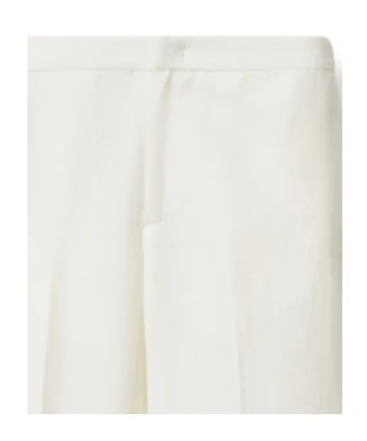 Tapered-Leg Tailored Trousers