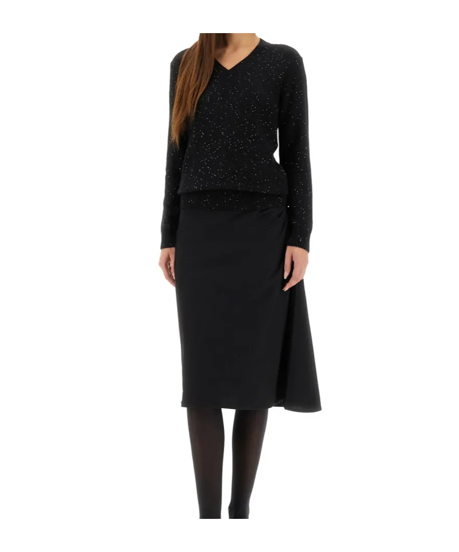V-Neck Embellished Sweater