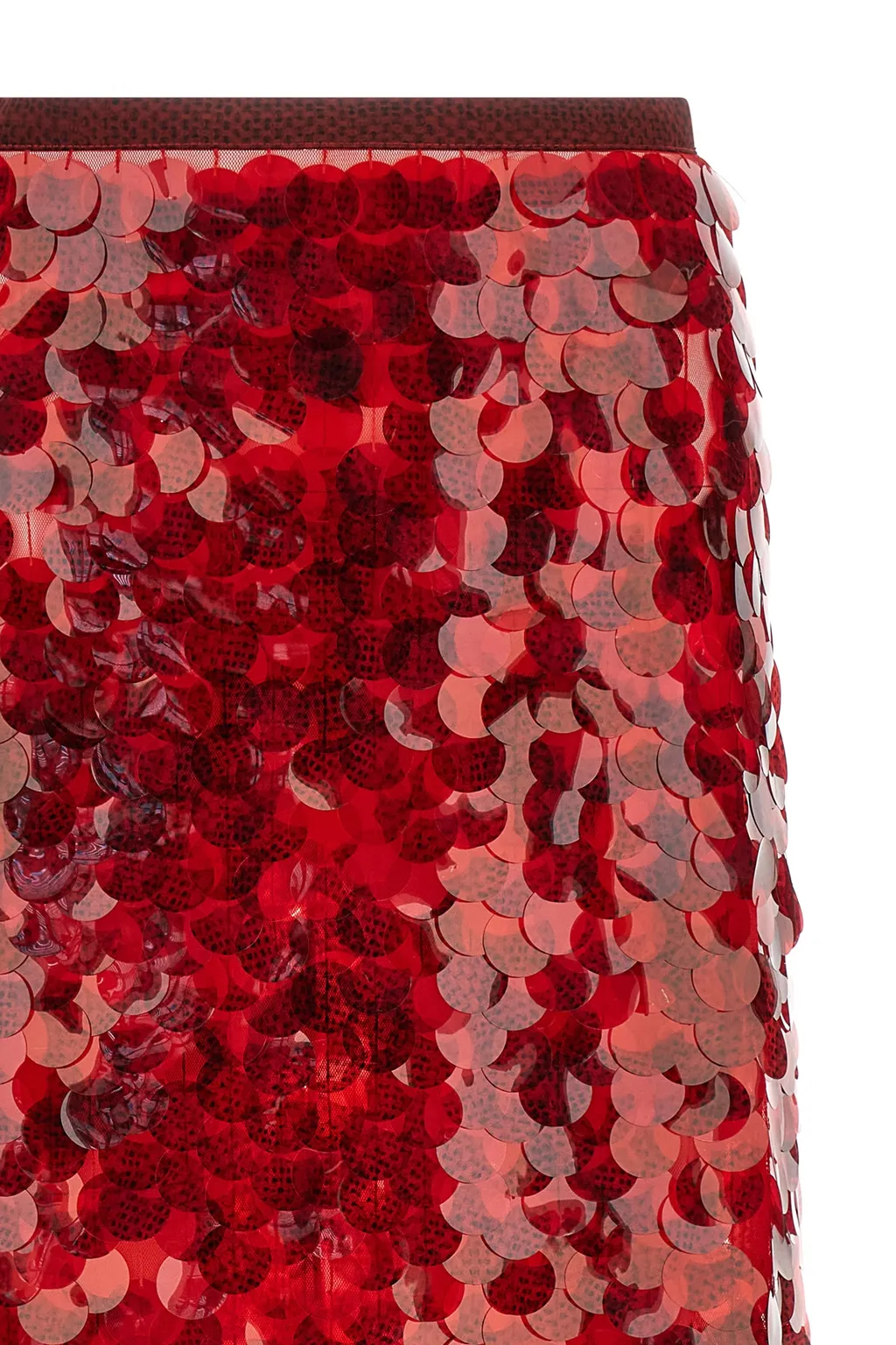 Sequin Flared Skirt