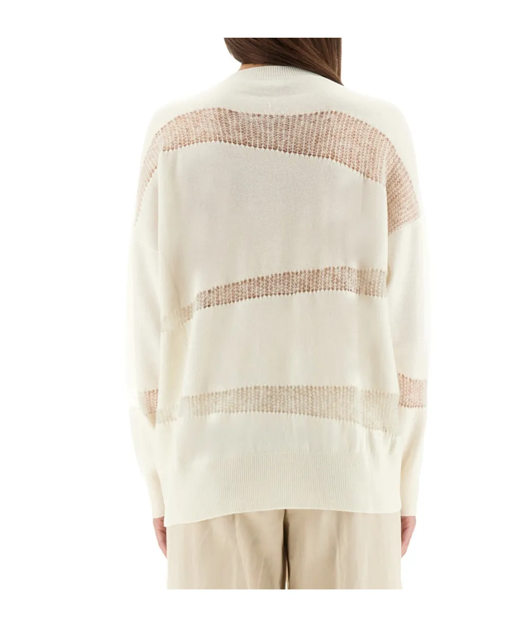 Striped Crew-Neck Sweater
