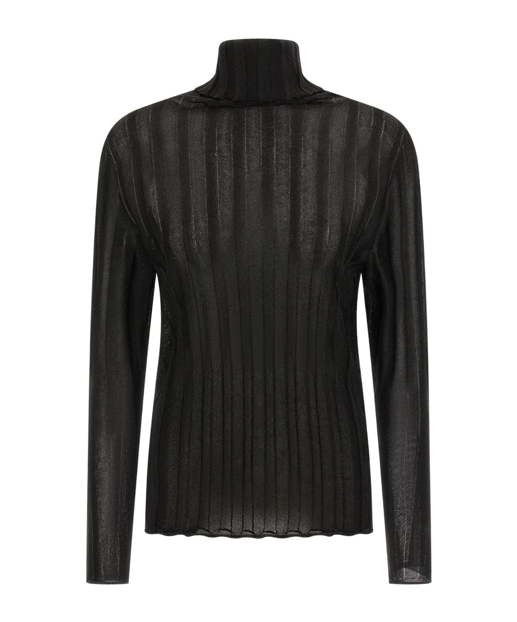 Ribbed Lurex Knitwear