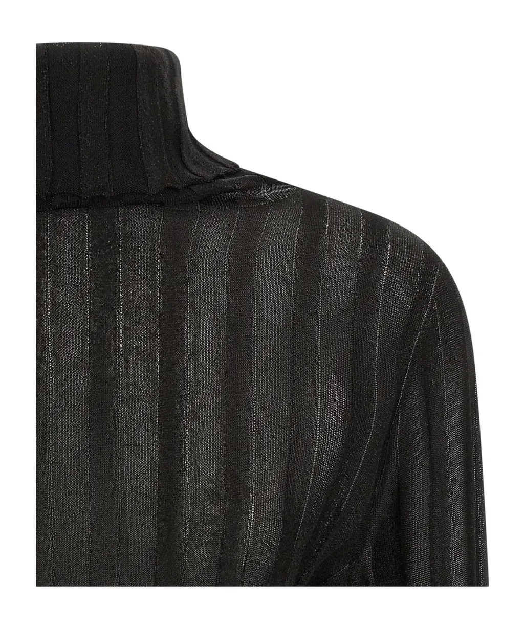 Ribbed Lurex Knitwear
