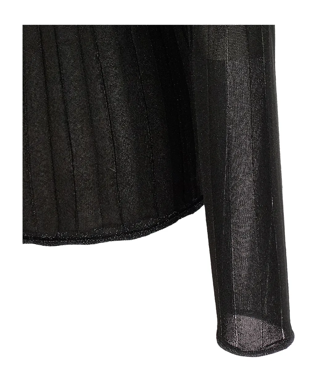 Ribbed Lurex Knitwear