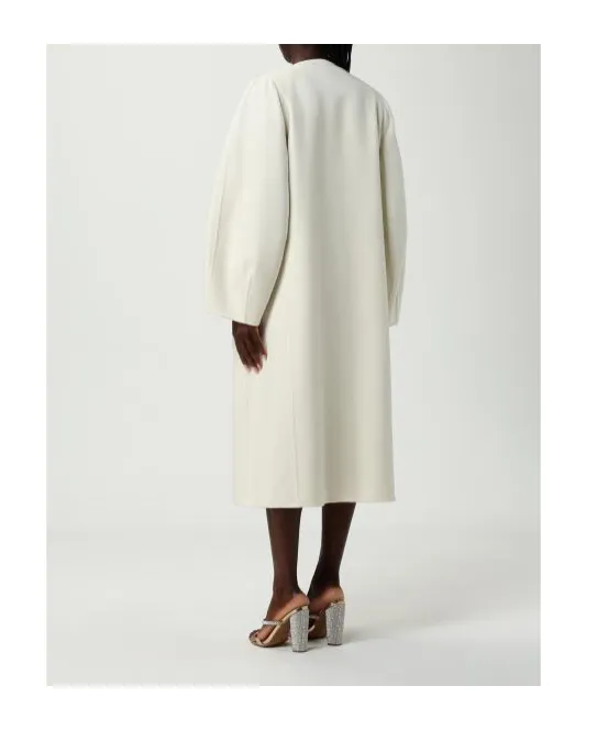 Single-Button Wrap Coat