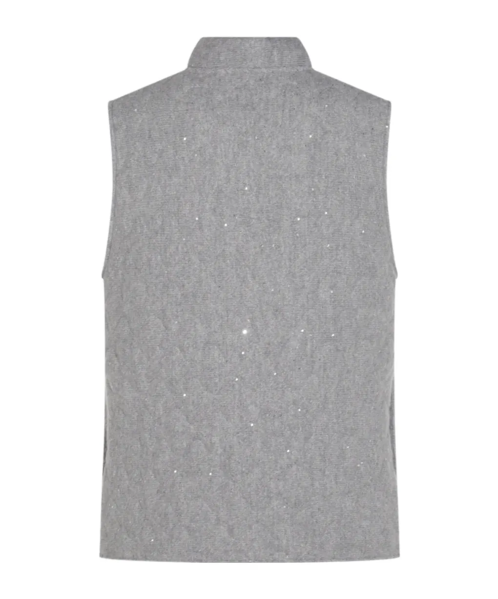Sequin-Embellished Gilet