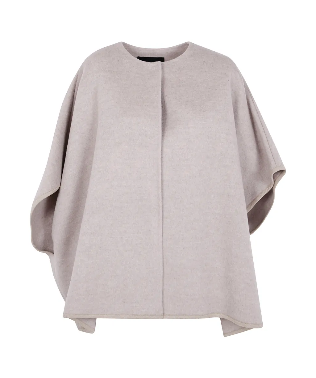 Double Cape With Detail