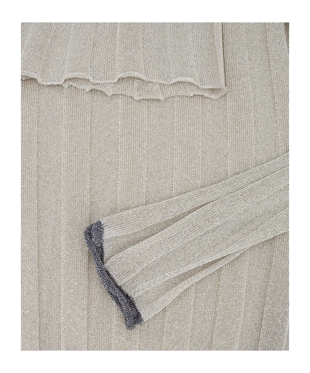 Lurex Turtleneck Jumper